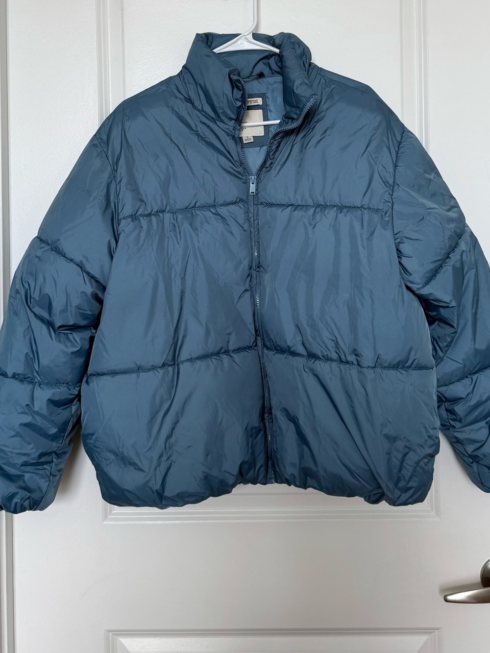 a new day Blue Puffer Jacket